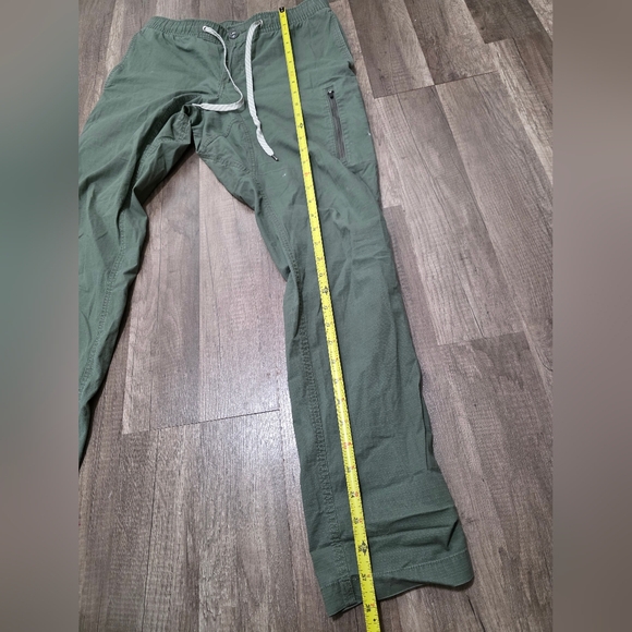 VUORI RIPSTOP JOGGER PANTS Men's Green Casual Khaki Outdoor Yoga M - Picture 5 of 15